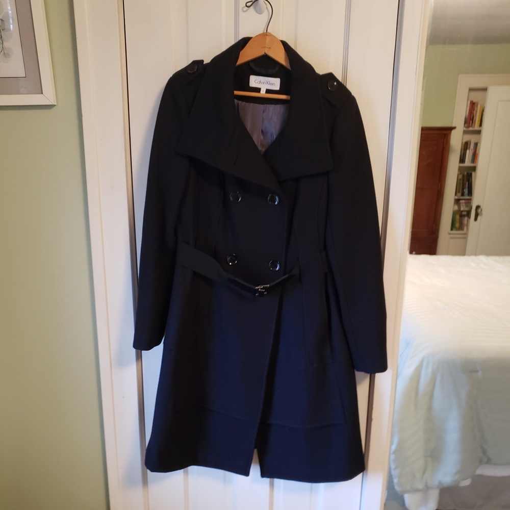 Calvin Klein Military Style Coat